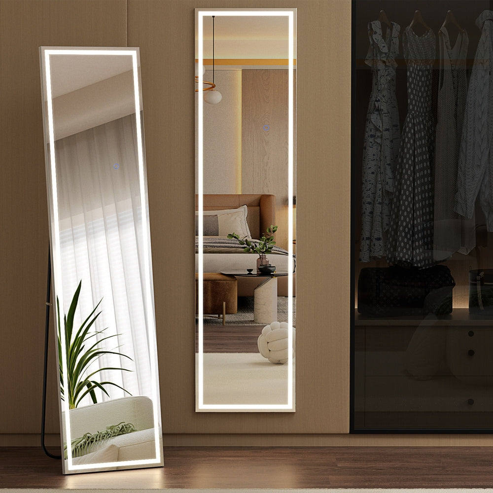 Mirrors: Embellir Full-Length Floor Wall Mirrors LED Light