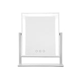 Elegant_Shop-Embellir Makeup Mirror 25x30cm Hollywood Vanity with LED Light Rotation White