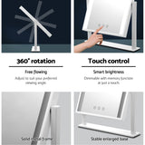 Elegant_Shop-Embellir Makeup Mirror 25x30cm Hollywood Vanity with LED Light Rotation White