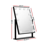 Embellir Makeup Mirror Hollywood with Light Round 360° Rotation Tabletop 12