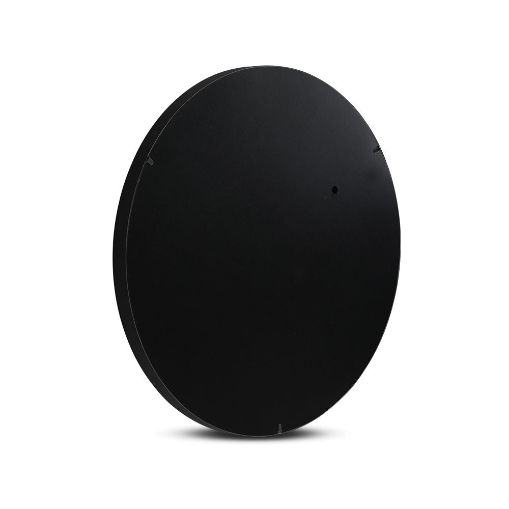 Makeup Mirrors: Embellir Wall Mirror Makeup 60cm Home Decor Framed Mirrors Bathroom Round Black