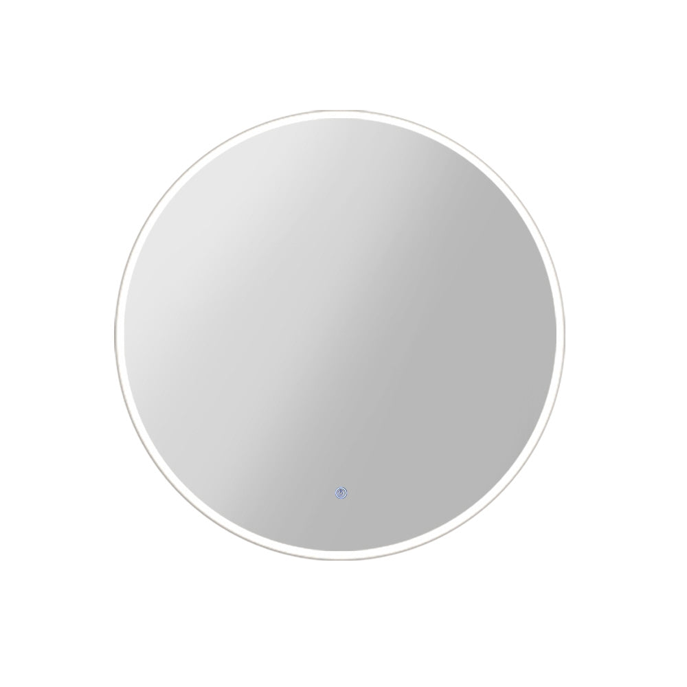 Mirrors: Embellir Wall Mirror 70cm with Led light Makeup Home Decor Bathroom Round Vanity