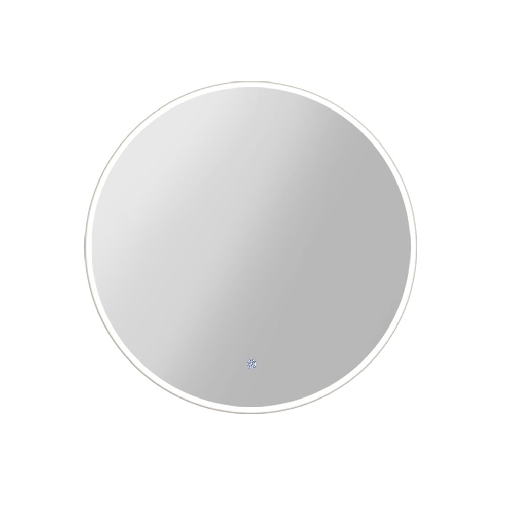Mirrors: Embellir Wall Mirror 90cm with Led light Makeup Home Decor Bathroom Round Vanity