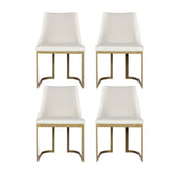 Artiss Dining Chairs Set of 4 Linen Fabric Frame Beige