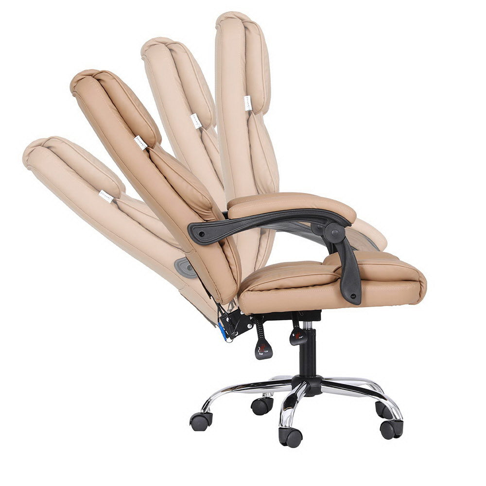 Massage Chairs: Artiss Massage Office Chair Computer Chairs High Back