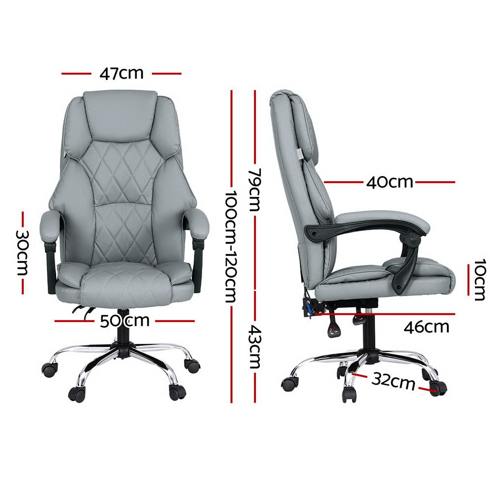 Massage Chairs: Artiss Massage Office Chair Computer Chairs High Back