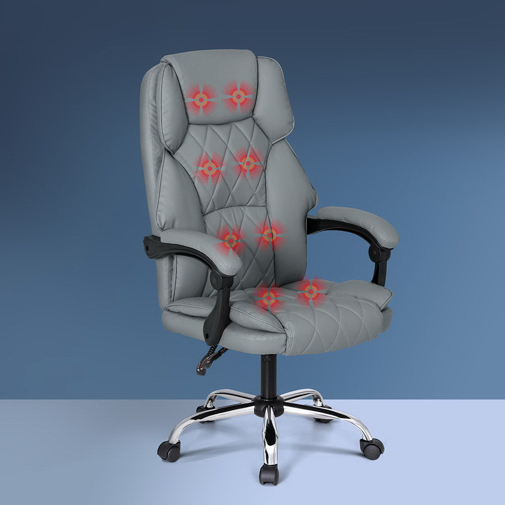 Massage Chairs: Artiss Massage Office Chair Computer Chairs High Back