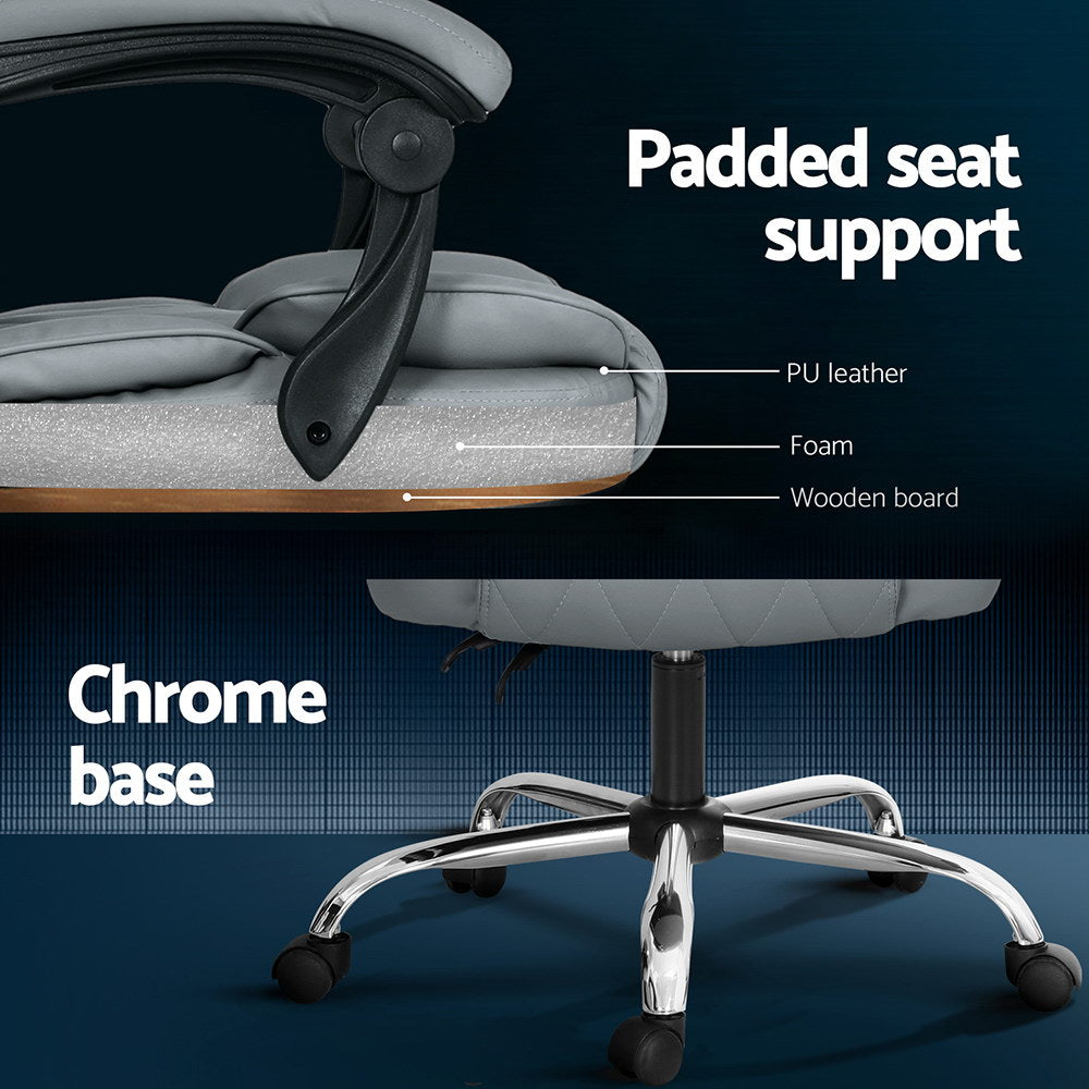 Massage Chairs: Artiss Massage Office Chair Computer Chairs High Back