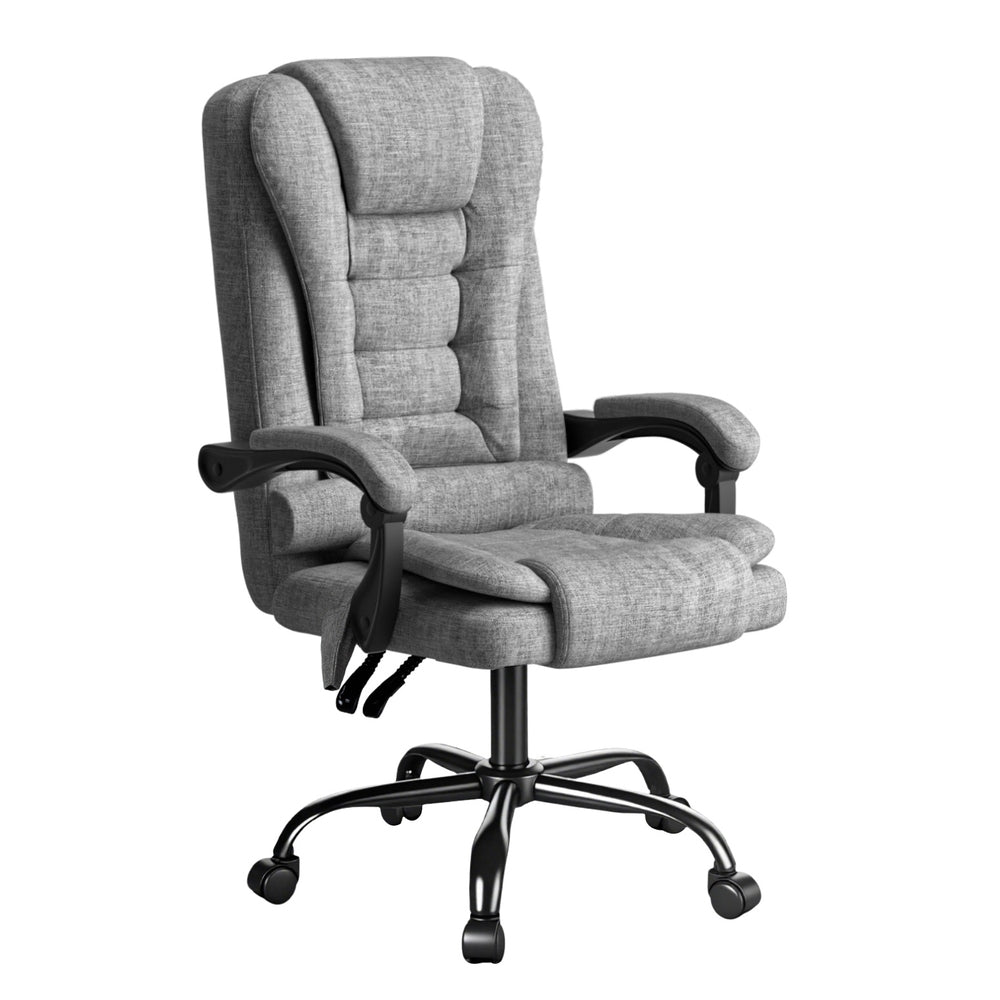 Office & Desk Chairs: Artiss Executive Office Chair 4-Point Massage Adjustable Ergonomic Recline Back