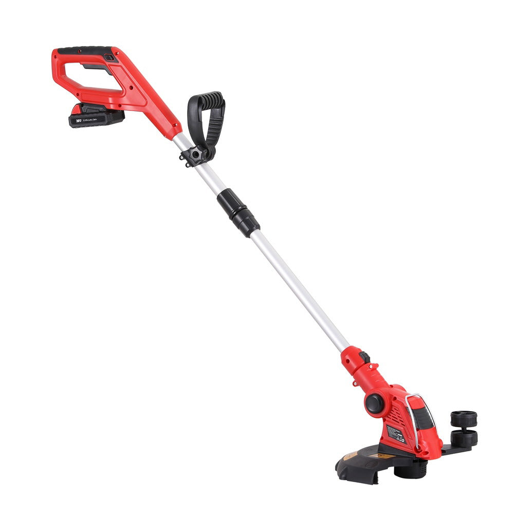 Gardening Tools: Giantz 20V Cordless Line Trimmer Lawn Whipper Grass Snipper