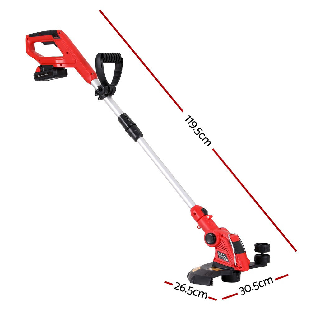 Gardening Tools: Giantz 20V Cordless Line Trimmer Lawn Whipper Grass Snipper