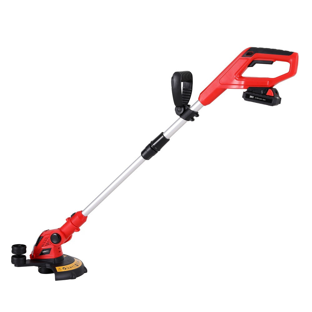 Gardening Tools: Giantz 20V Cordless Line Trimmer Lawn Whipper Grass Snipper