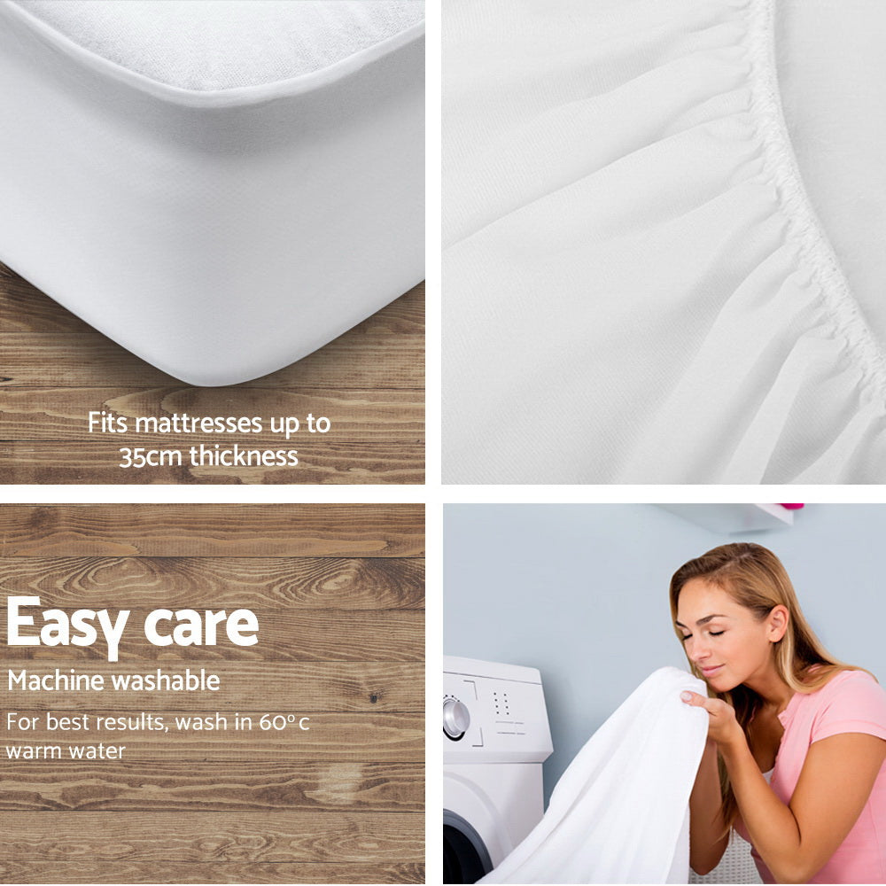Mattress Protectors: Giselle Bedding Mattress Protector Queen