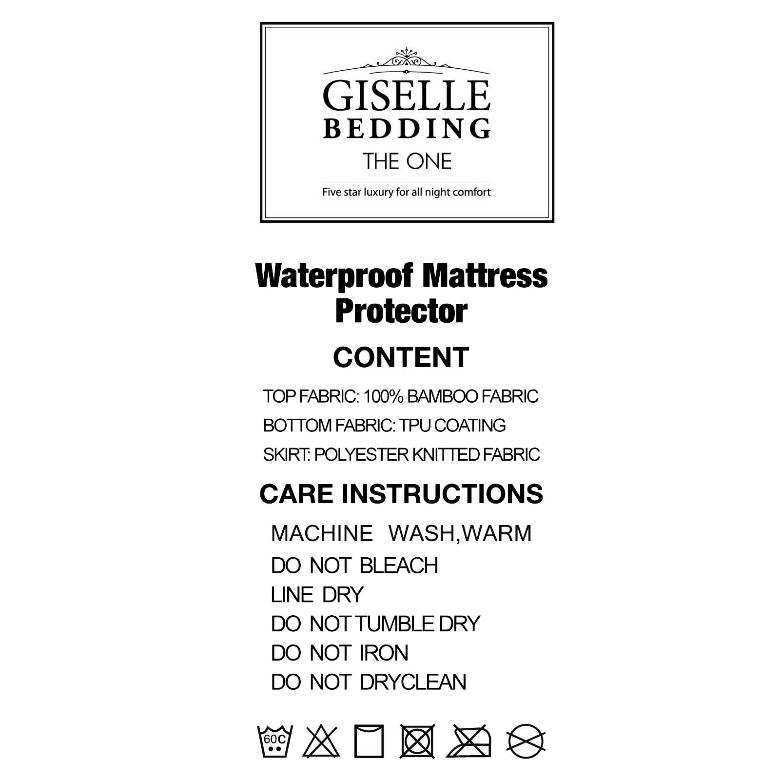 Mattress Protectors: Giselle Bedding Mattress Protector Single