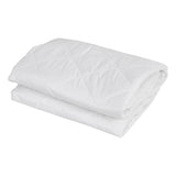 Mattress Protectors: Giselle Waterproof Mattress Protector 100% Cotton Quilted Fitted Cover Queen