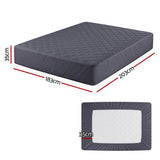 Mattress Protectors: Giselle Water-Resistant Mattress Protector Microfiber 360° Fit King