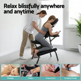 Massage Chairs: Zenses Portable Massage Chair Lightweight Folding Tattoo Lash Beauty Bed