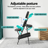 Massage Chairs: Zenses Portable Massage Chair Lightweight Folding Tattoo Lash Beauty Bed