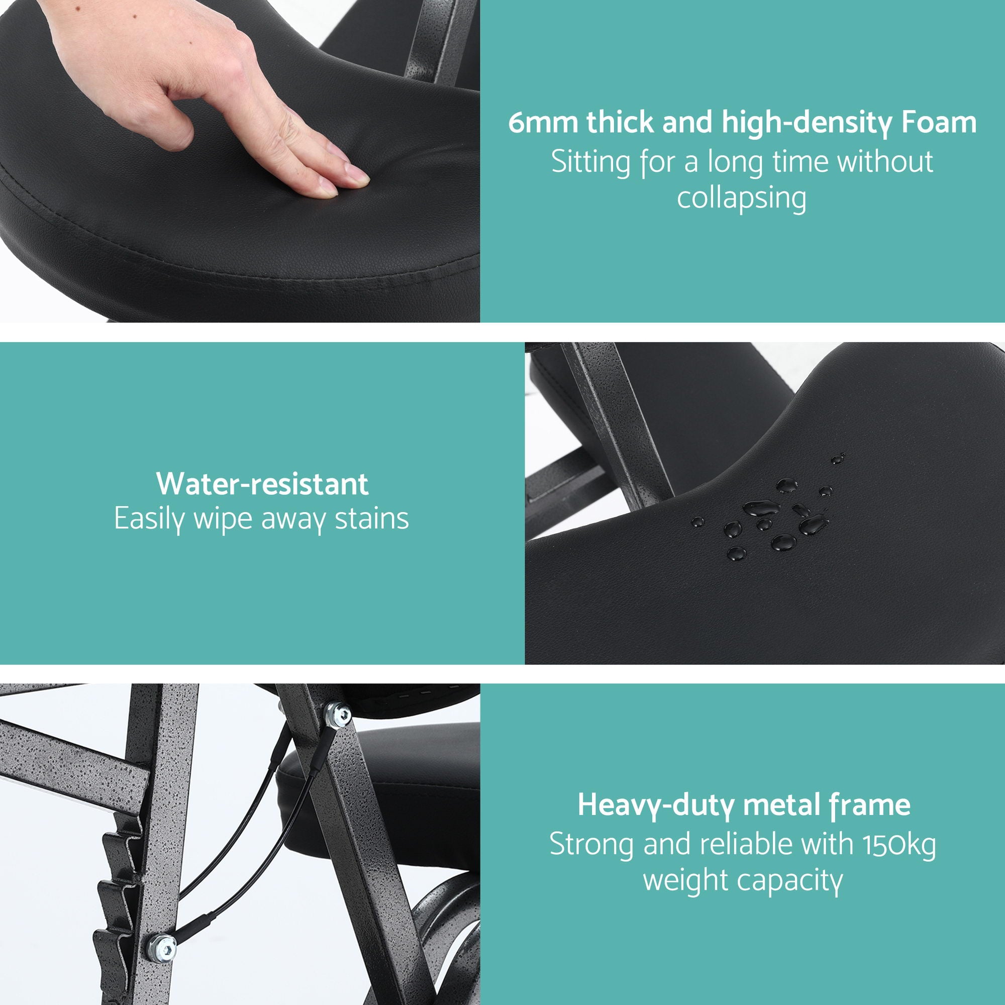 Massage Chairs: Zenses Portable Massage Chair Lightweight Folding Tattoo Lash Beauty Bed