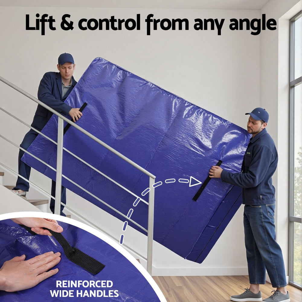 Mattress Protectors: Atirss Mattress Bag Easy Moving Waterproof Storage Dust Cover Protector Double