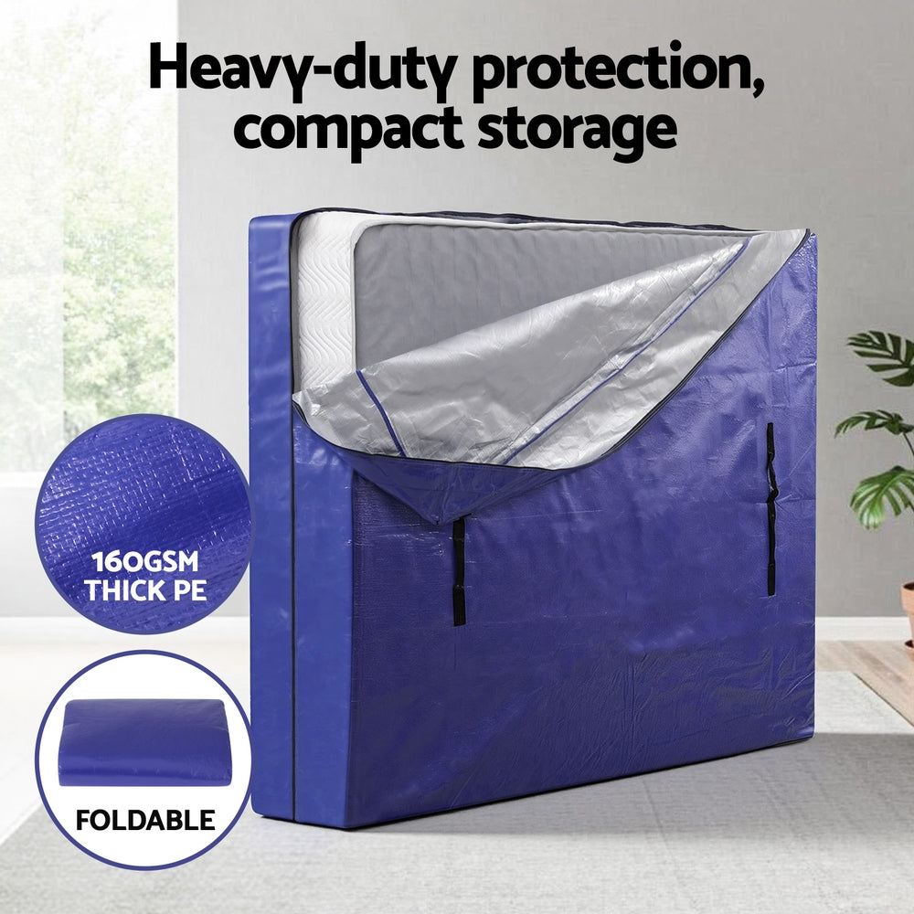 Mattress Protectors: Atirss Mattress Bag Easy Moving Waterproof Storage Dust Cover Protector Queen