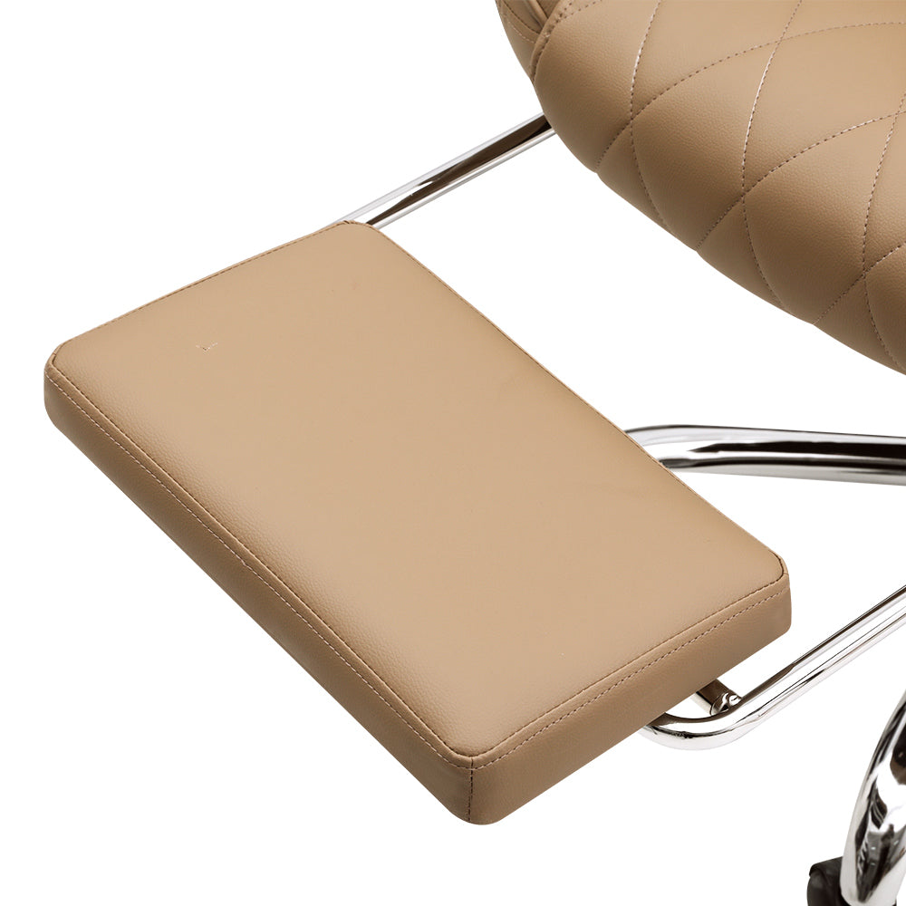Office & Desk Chairs: Artiss Executive Office Chair Leather Footrest Espresso