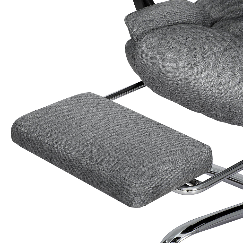 Office & Desk Chairs: Artiss Executive Office Chair Footrest Grey