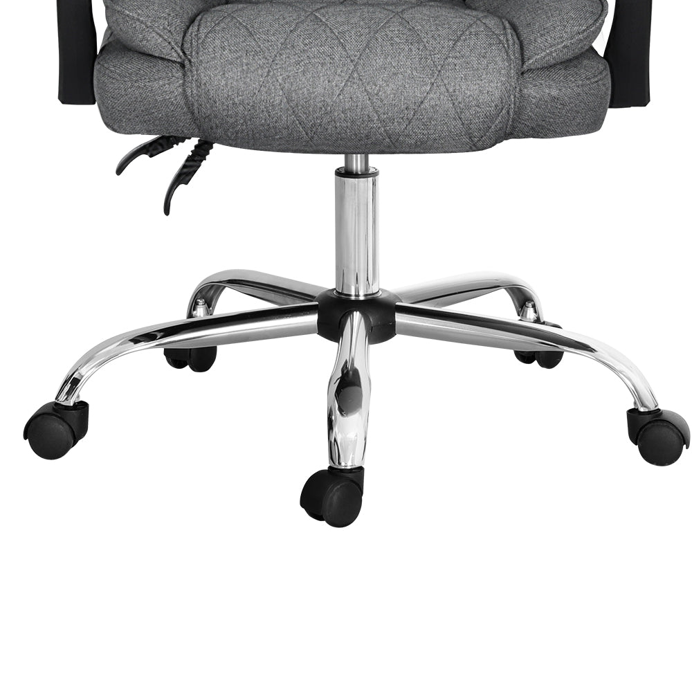 Office & Desk Chairs: Artiss Executive Office Chair Recliner Grey