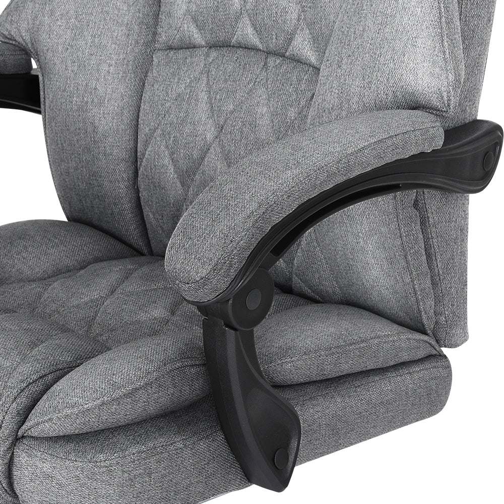 Office & Desk Chairs: Artiss Executive Office Chair Recliner Grey