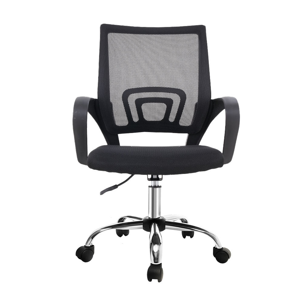 Office & Desk Chairs: Artiss Mesh Office Chair Mid Back Black