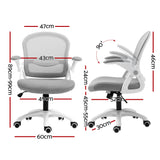 Office & Desk Chairs: Artiss Mesh Office Chair Mid Back Grey