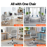 Office & Desk Chairs: Artiss Mesh Office Chair Mid Back Grey