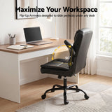 Office & Desk Chairs: Artiss Executive Office Chair Mid Back Black