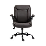 Office & Desk Chairs: Artiss Executive Office Chair Mid Back Brwon