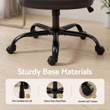 Office & Desk Chairs: Artiss Executive Office Chair Mid Back Brwon