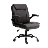 Artiss Executive Office Chair Mid Back Brwon