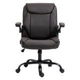 Artiss Executive Office Chair Mid Back Brwon
