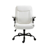 Office & Desk Chairs: Artiss Executive Office Chair Mid Back White