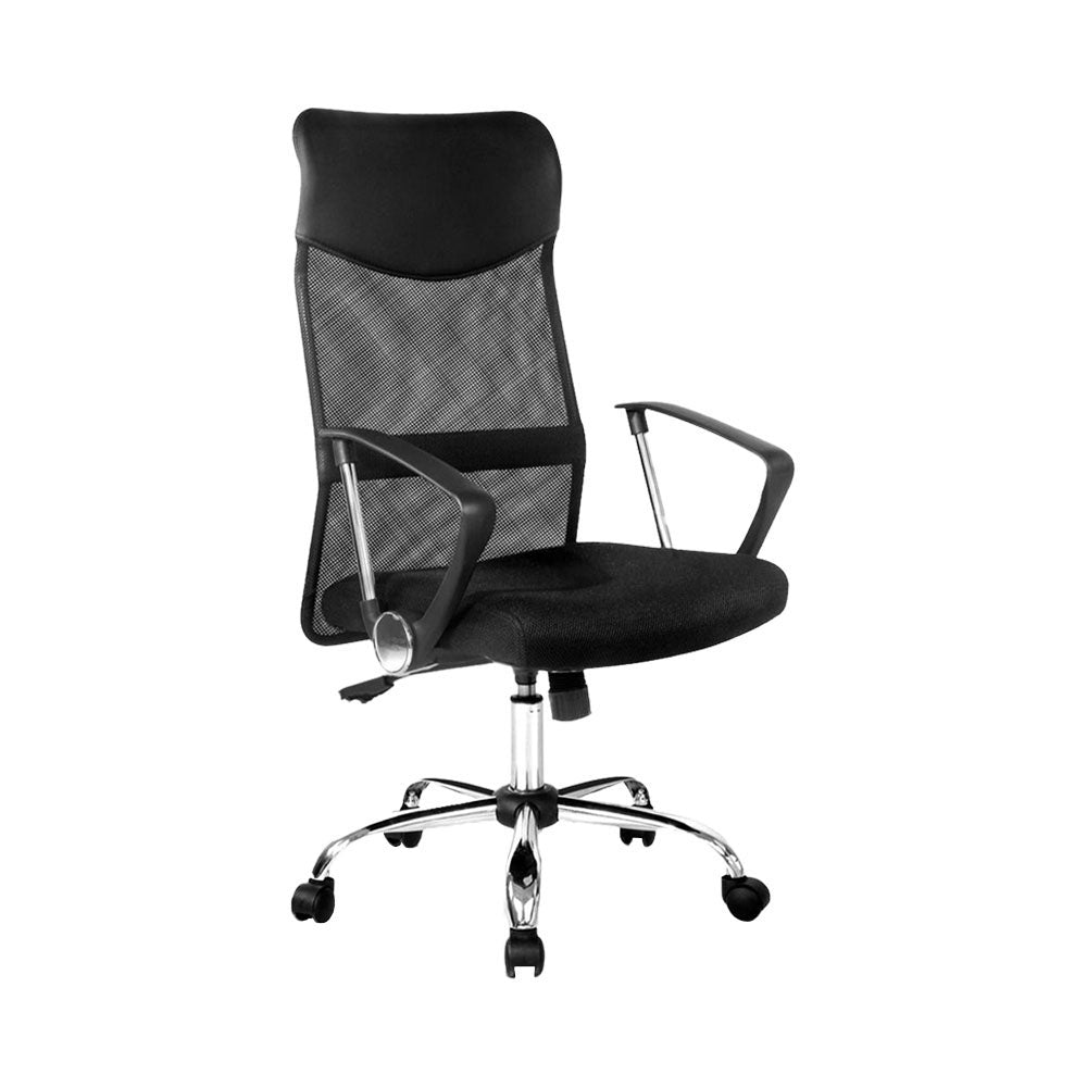 Office & Desk Chairs: Artiss Mesh Office Chair High Back Black