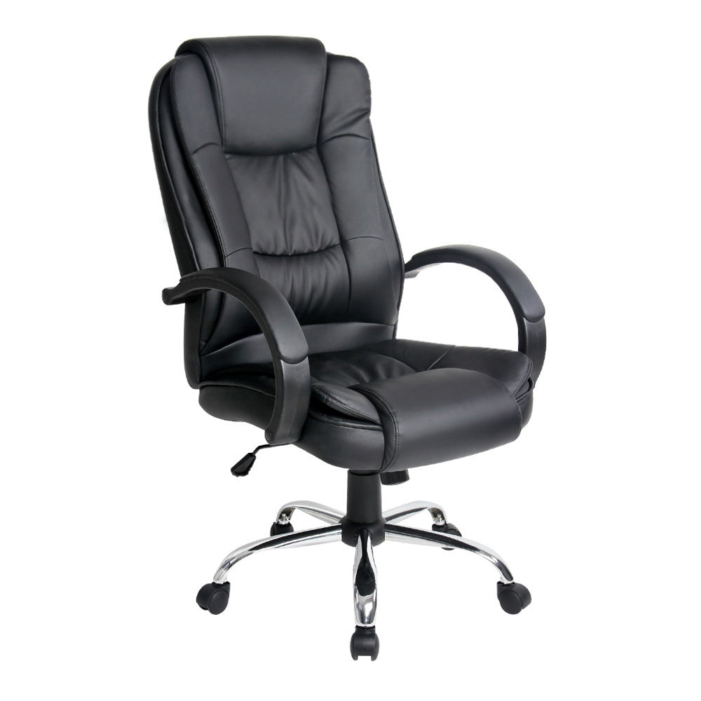 Office & Desk Chairs: Artiss Executive Office Chair Leather Tilt Black