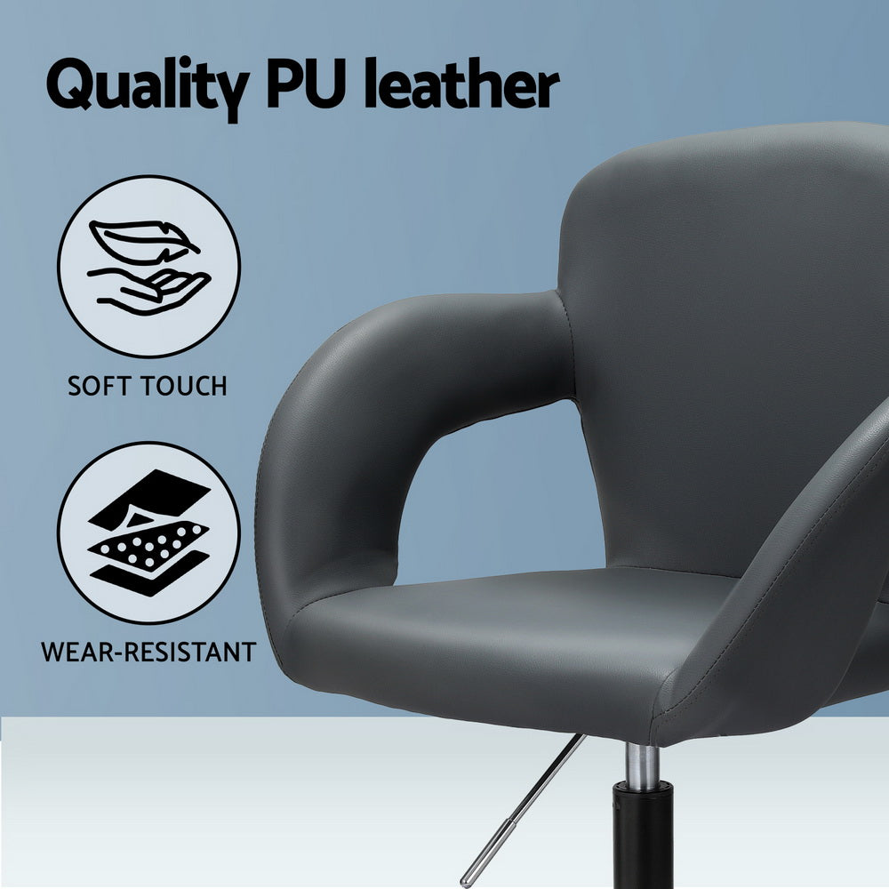 Office & Desk Chairs: Artiss Office Chair Mid Back Grey