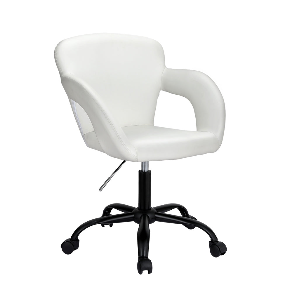 Office & Desk Chairs: Artiss Office Chair Mid Back White