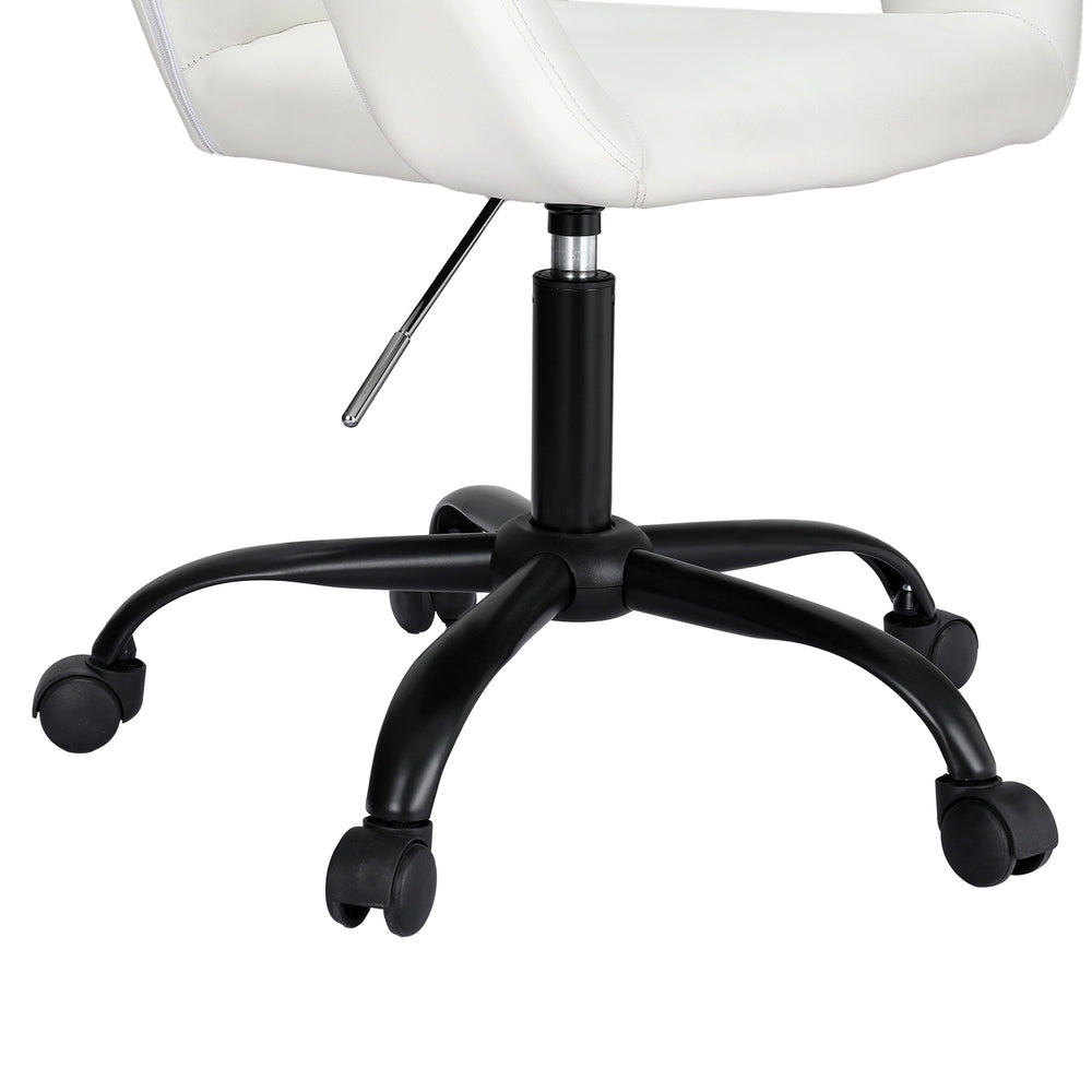Office & Desk Chairs: Artiss Office Chair Mid Back White