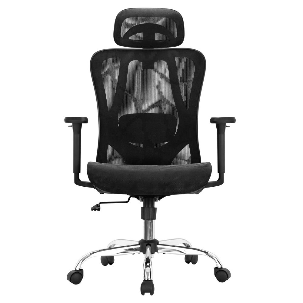 Office & Desk Chairs: Artiss Ergonomic Office Chair Recline Black