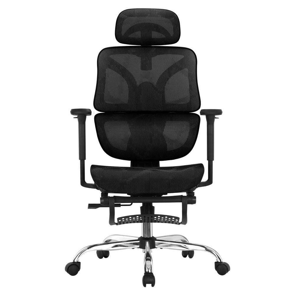 Office & Desk Chairs: Artiss Ergonomic Office Chair Footrest Black