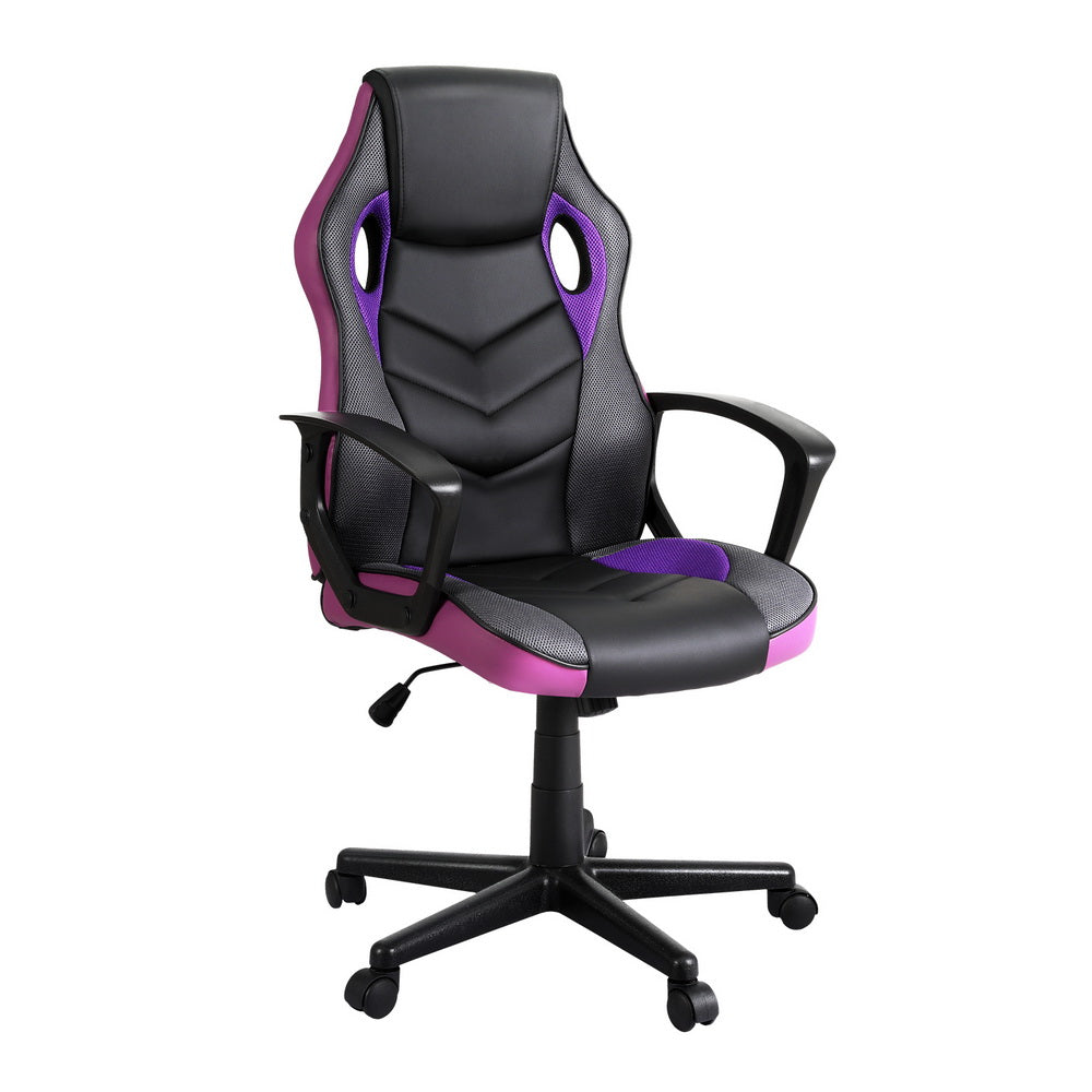 Office & Desk Chairs: Artiss Gaming Office Chair Computer Chairs Purple