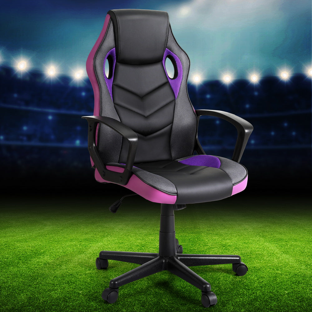 Office & Desk Chairs: Artiss Gaming Office Chair Computer Chairs Purple