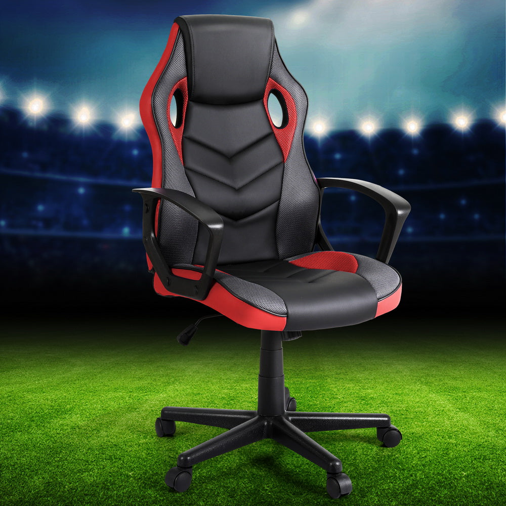 Office & Desk Chairs: Artiss Gaming Office Chair Computer Chairs Red