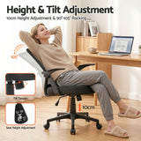 Office & Desk Chairs: Artiss Mesh Office Chair Mid Back Black