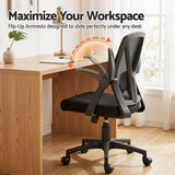 Office & Desk Chairs: Artiss Mesh Office Chair Mid Back Black